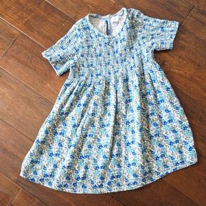 Zara Girl's Short Sleeve Cotton Floral Dress (4-5yr)